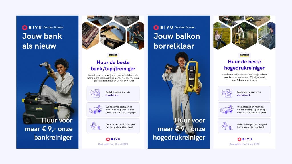 BIYU social campaign ads